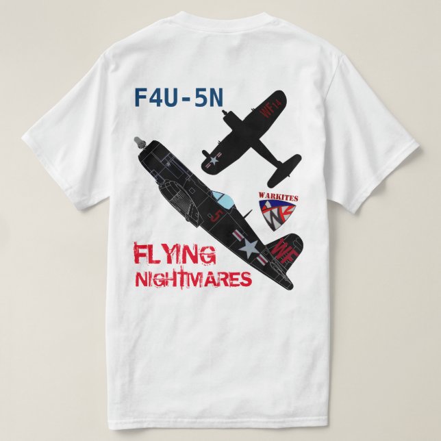 Camiseta Warkites F4u-5 Corsair (Reverso del diseño)
