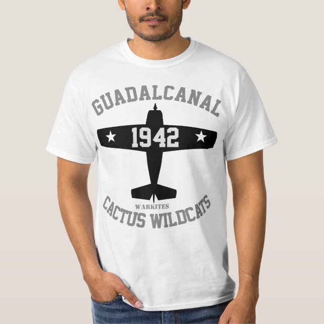 Camiseta Warkites Guadalcanal F4F (Anverso)