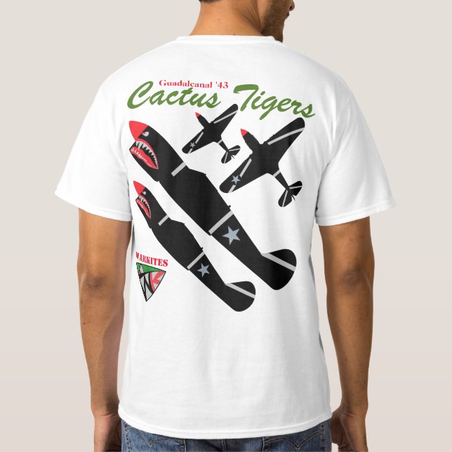 Camiseta Warkites P-40 Guadalcanal 43 (Reverso)