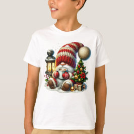 Camiseta Warm Christmas Gnome Boys T-shirt