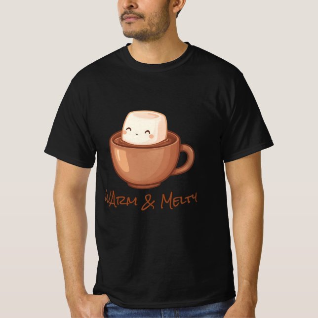 Camiseta Warm & Melty – Festive Hot Chocolate Design (Anverso)