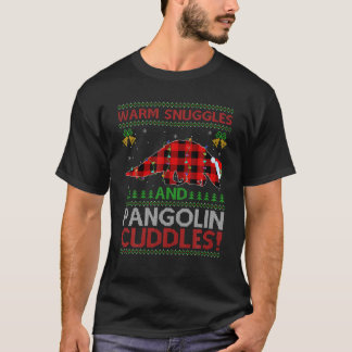 Camiseta Warm Snuggles And Pangolin Cuddles Ugly Pangolin C