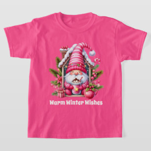Camiseta Warm Winter desea a los chicas del cocoa gnome