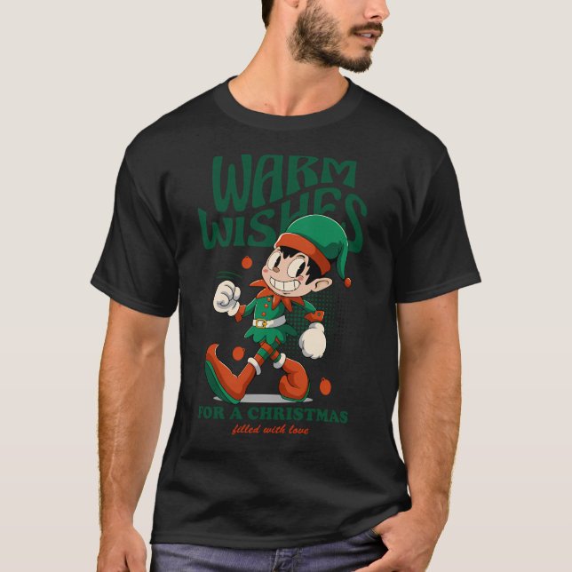 Camiseta Warm Wishes Christmas (Anverso)
