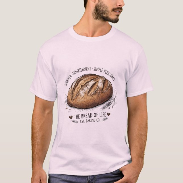 Camiseta Warmth, Nourishment & the Joy of Baking (Anverso)
