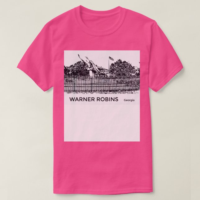 Camiseta Warner Robins Georgia TShirt (Diseño del anverso)