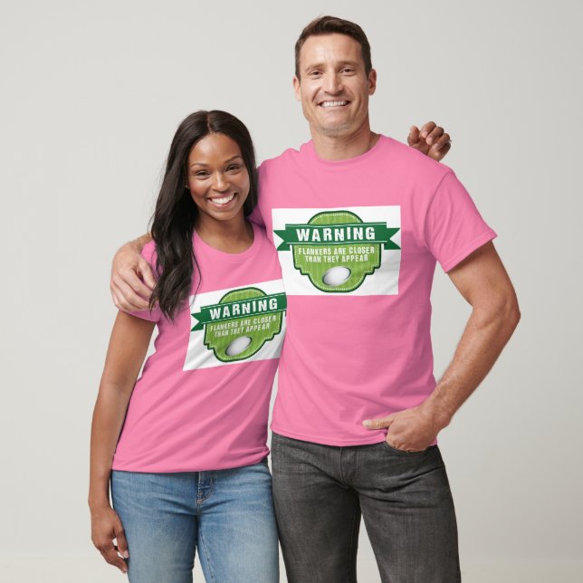 Camiseta Warning... flankers are closer than they appear (Unisexo)