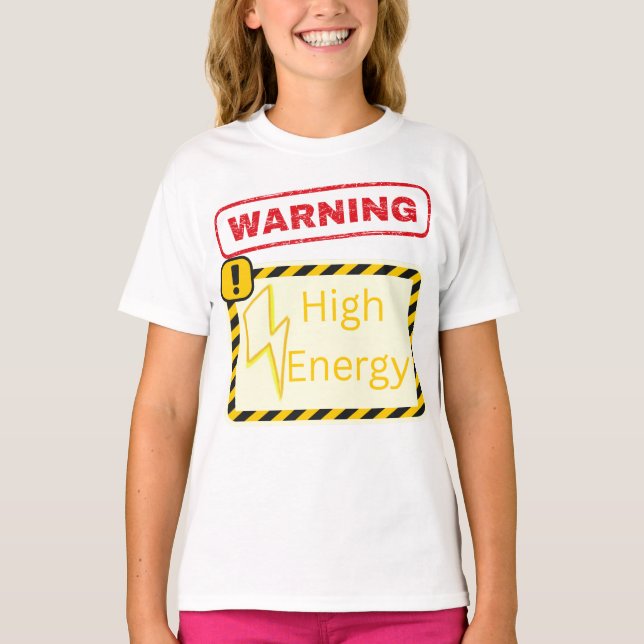 Camiseta Warning: High Energy T-Shirt (Anverso)