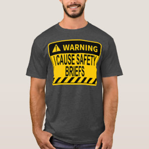 Camiseta Warning I Cause Safety Briefs Funny EMS Fire