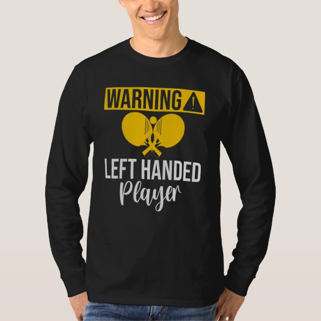 Camiseta Warning left handed Player Table Tennis (Anverso)