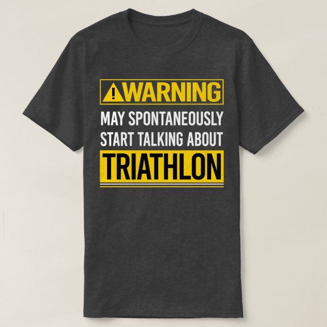 Camiseta Warning may spontaneously start talking about Tria (Diseño del anverso)