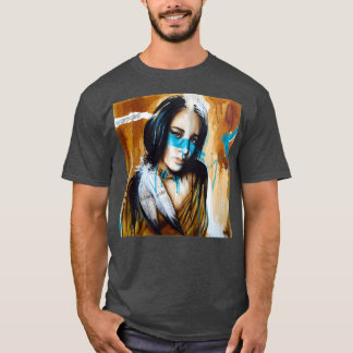 Camiseta Warpaint Arte Nativo Estadounidense Tim Miklos