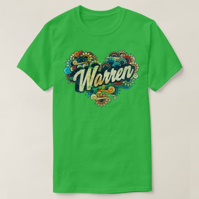 Camiseta Warren (Diseño del anverso)