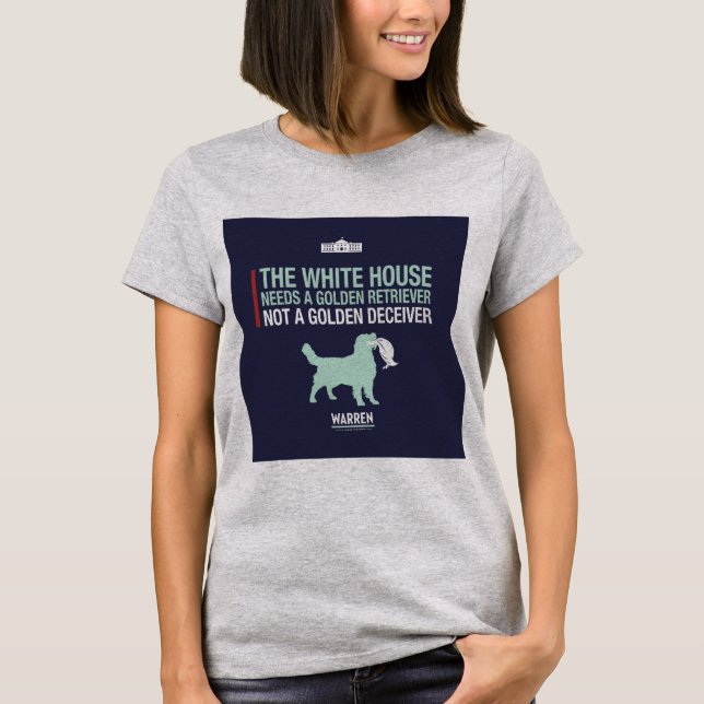 Camiseta Warren 2020 - Bailey - qué la Casa Blanca necesita (Anverso)