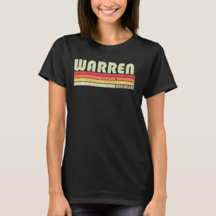 Camiseta Warren Ar Arkansas Funny City Home Roots Retro 70