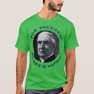 Camiseta Warren G Harding presidente en 1920