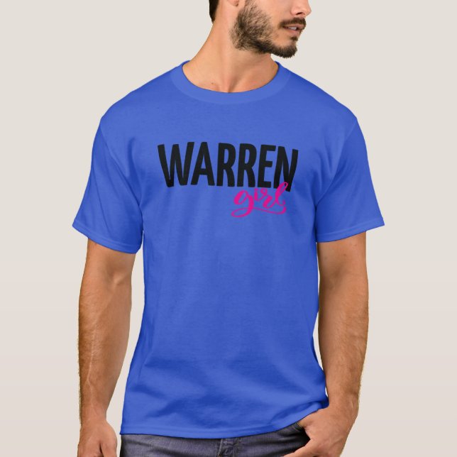 Camiseta Warren Girl Michigan Raised Me 1 (Anverso)