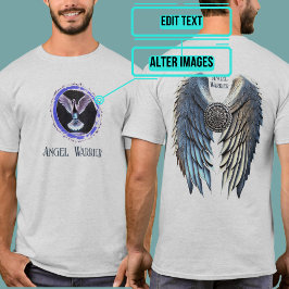 Camiseta Warrier de plata Angel Wings