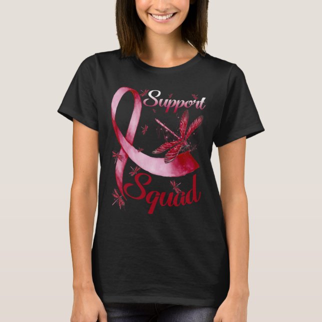 Camiseta Warrier Support Squad Dragonfly Aneurysm Awa (Anverso)