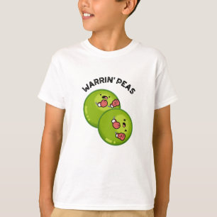 Camiseta Warrin Peace Funny Pea Pun