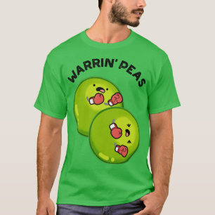 Camiseta Warrin Peace Funny Pea Puns 1