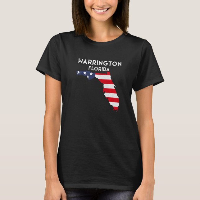 Camiseta Warrington Florida Estados Unidos América Travel F (Anverso)