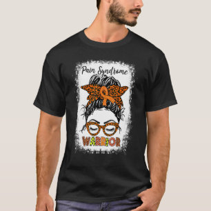 Camiseta Warrior del Síndrome del Dolor Messy Bun Naranja R