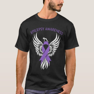 Camiseta Warrior Epilepsy Awareness Mes Regalo Púrpura Rib
