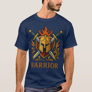 Camiseta Warrior — Força e Coragem no Combate
