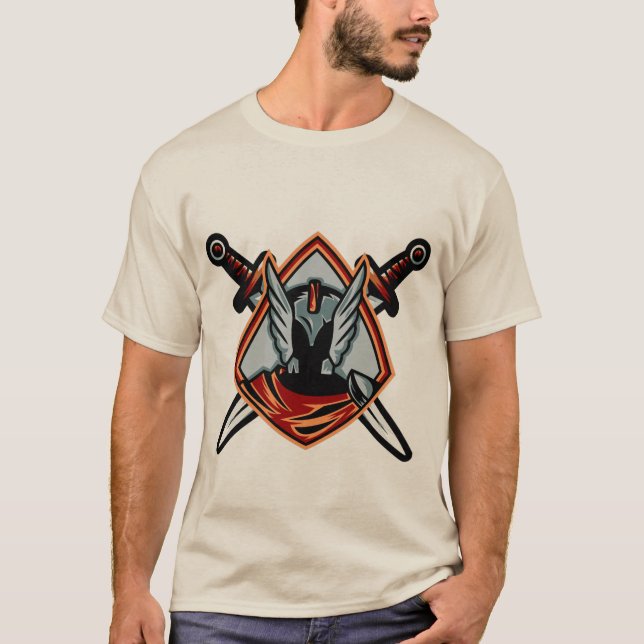 Camiseta Warrior Helmet para Hombres (Anverso)