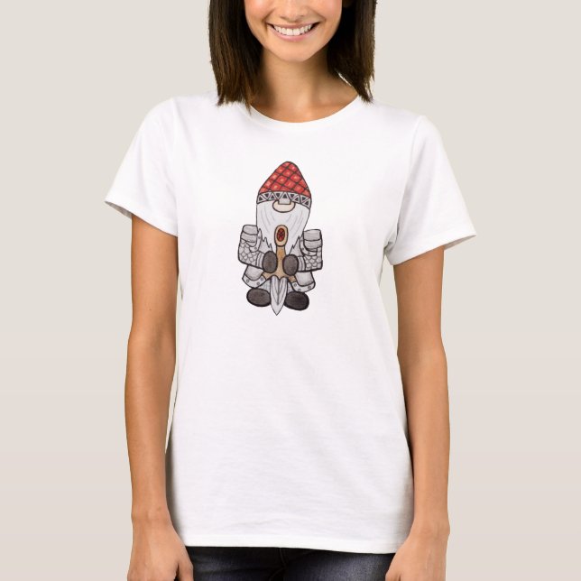 Camiseta Warrior Knight Gnome (Anverso)