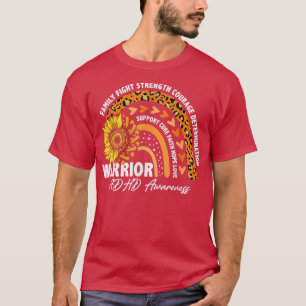 Camiseta Warrior Rainbow Naranja Ribbon Awaration