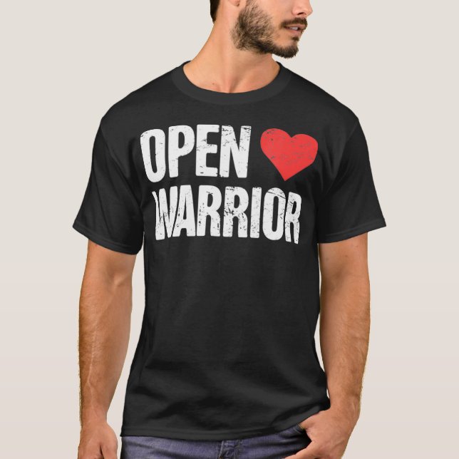 Camiseta Warrior - Recovery Open Heart Bypass Surgery  (Anverso)