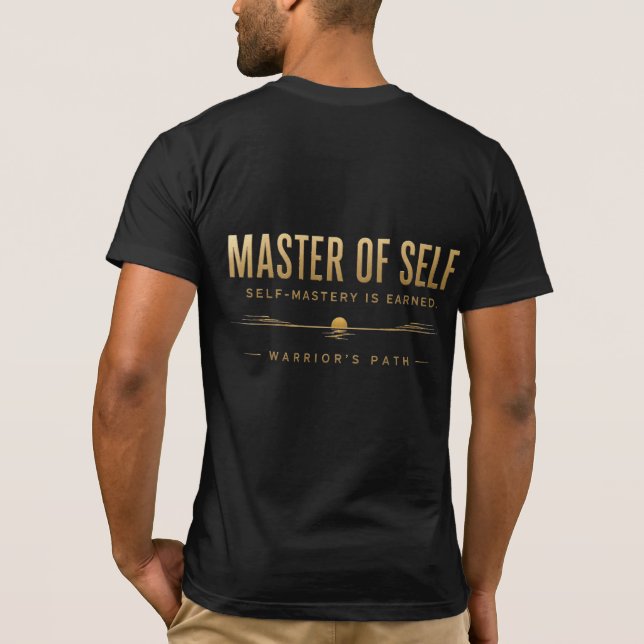 Camiseta Warrior’s Path Master of Self (Reverso)