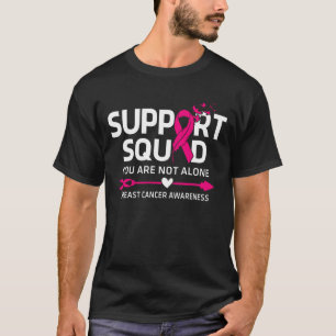 Camiseta Warrior Support Squad Breast Cancer Awareness Feat