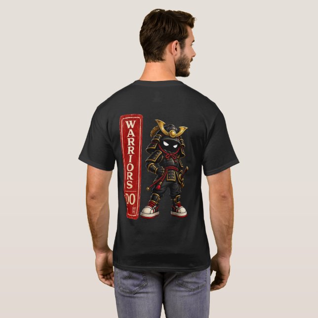 Camiseta Warriors Do Hero Pose (Reverso completo)