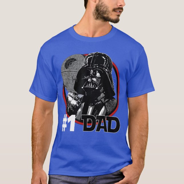 Camiseta Wars Fathers Day Darth 1 Dad (Anverso)