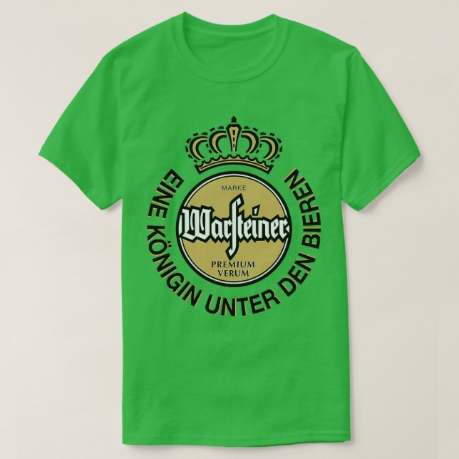 Camiseta warsteiner beer merch (Diseño del anverso)