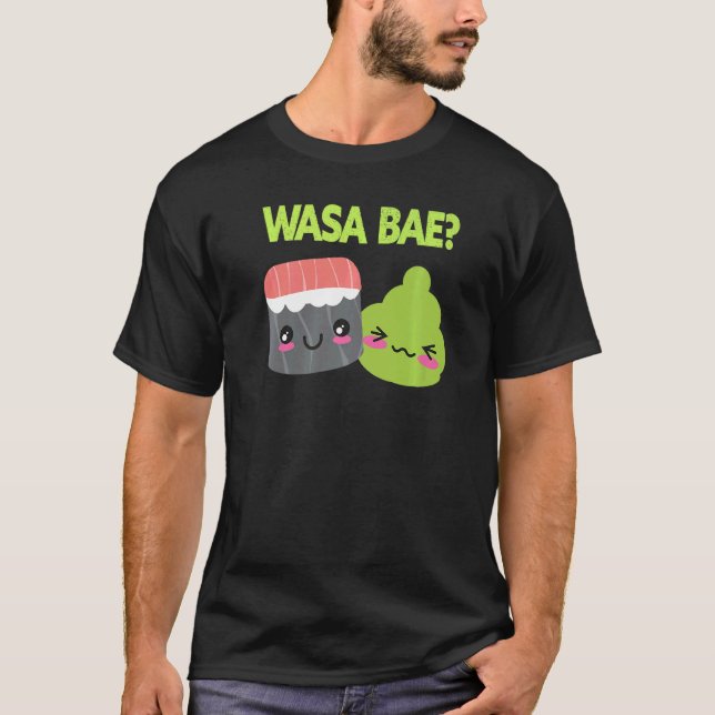 Camiseta Wasa Bae Comida Japonesa Sushi Wasabi (Anverso)