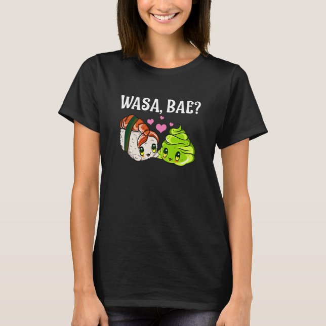 Camiseta Wasa Bae Sushi y Wasabi (Anverso)