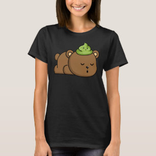 Camiseta Wasabi Bear japonés Pega picante de caballo spicaz