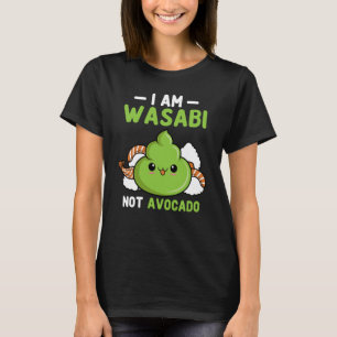 Camiseta Wasabi No Aguacate Pasta de Horsera Japonesa Cond