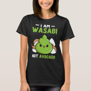 Camiseta Wasabi No Aguacate Pasta de Horsera Japonesa Cond
