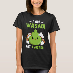 Camiseta Wasabi No Aguacate Pasta de Horsera Japonesa Cond