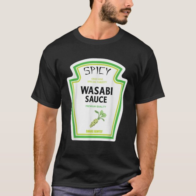Camiseta Wasabi Sauce Halloween 2023 Costume Family Ketchup (Anverso)