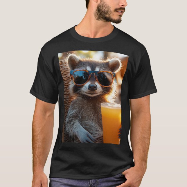 Camiseta Waschbär bleibt cool (Anverso)