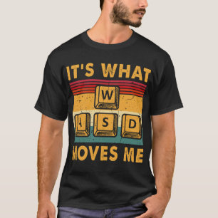 Camiseta WASD Es lo que me mueve