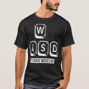 Camiseta Wasd, es lo que me mueve