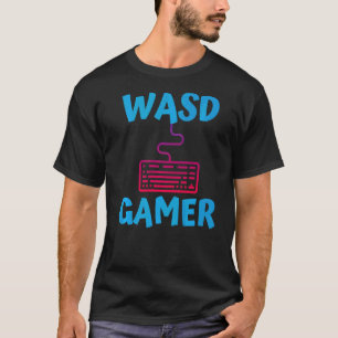 Camiseta Wasd Gamer Qwerty Pc Gaming Keyboard Computer Pc G