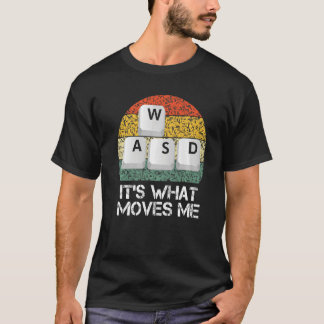 Camiseta WASD PC Gamer - Video Gaming es lo que me mueve po